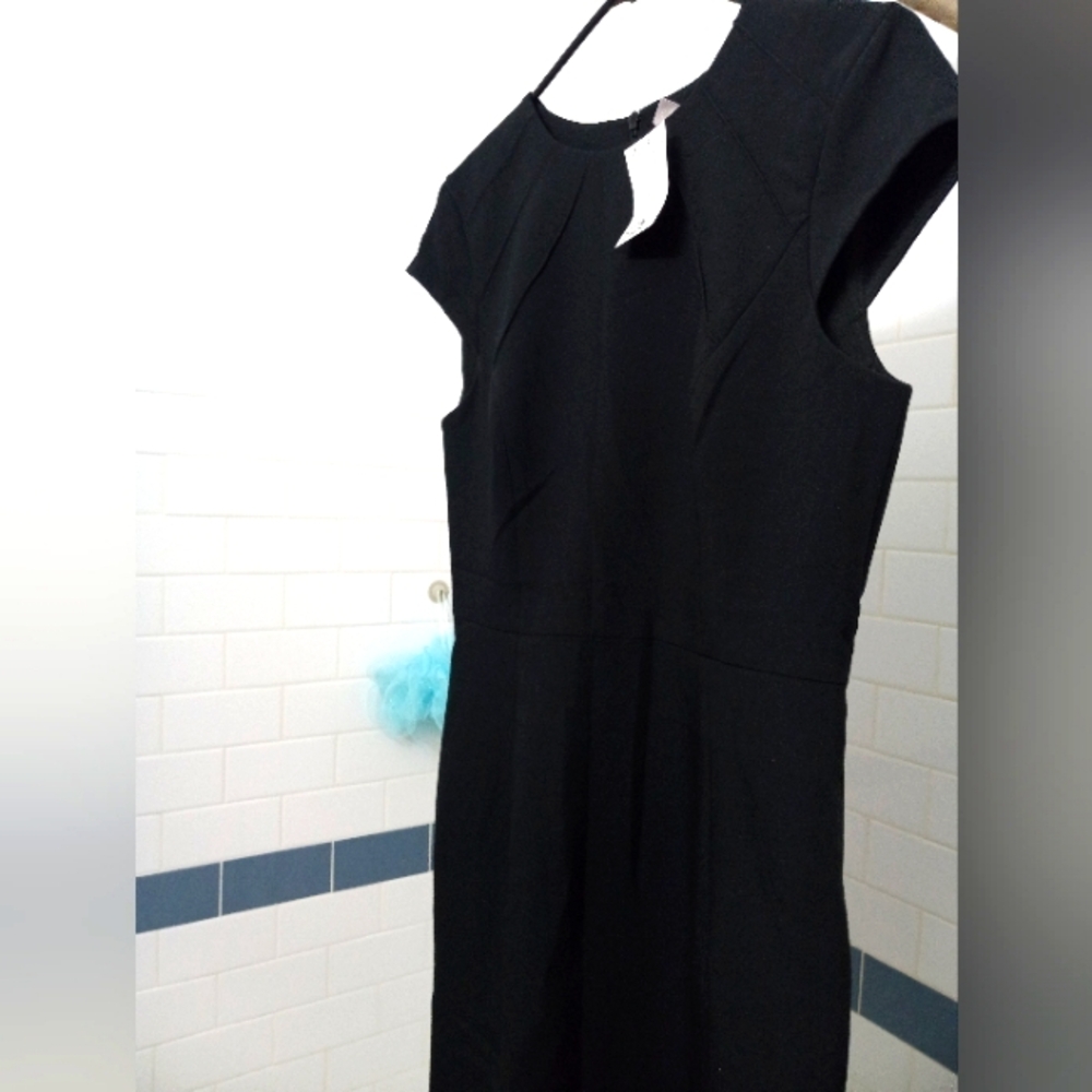 Black Cocktail Knee length Dress